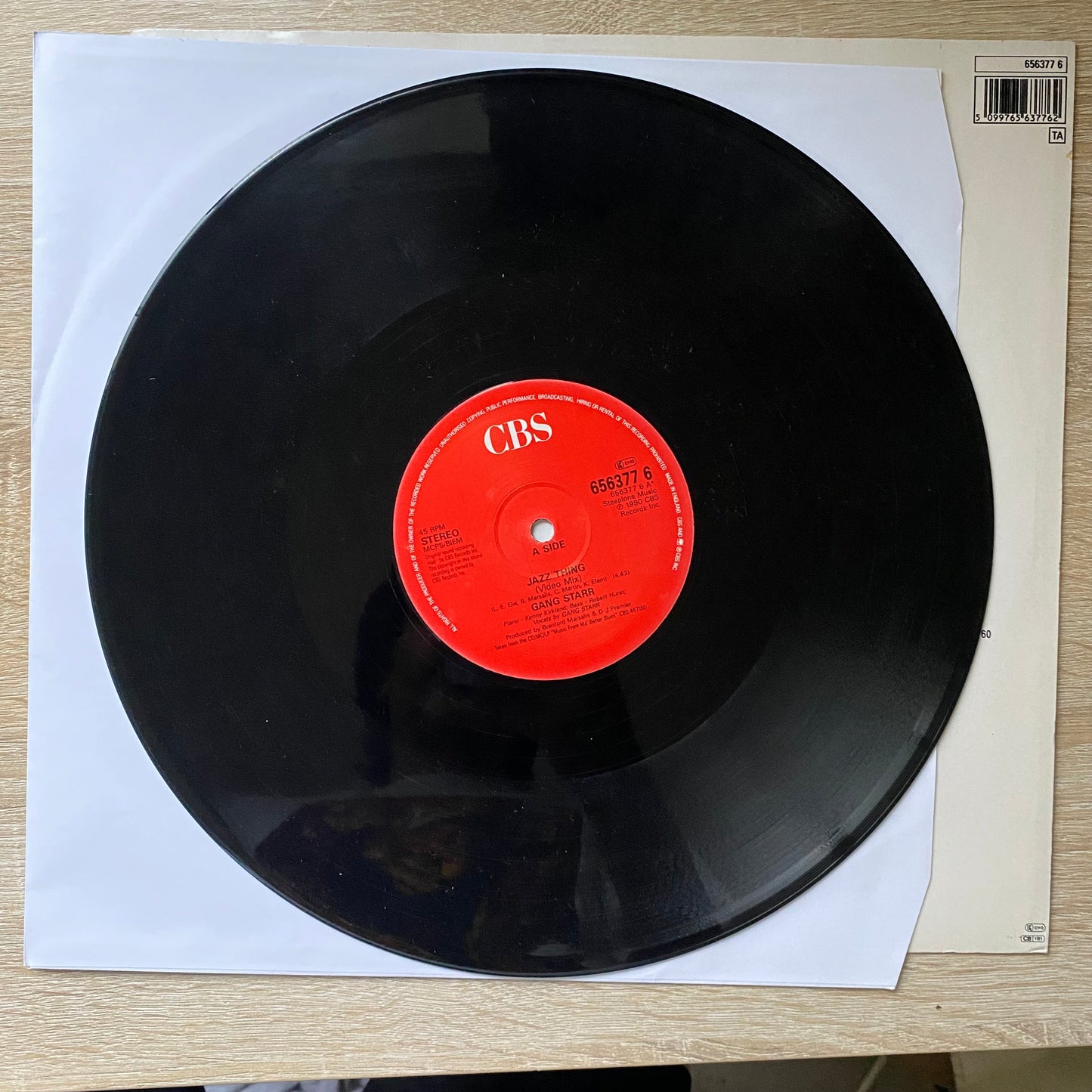 OG UK - Gang Starr - Jazz Thing (12", Single)