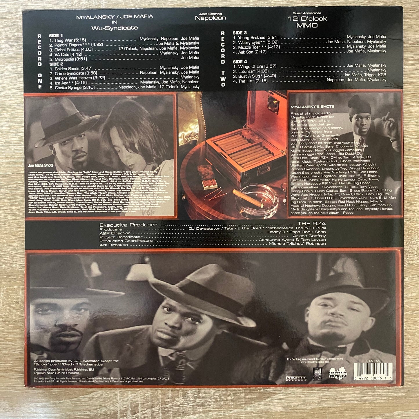 OG- Myalansky & Joe Mafia In Wu-Syndicate* - Wu-Syndicate (2xLP, Album)