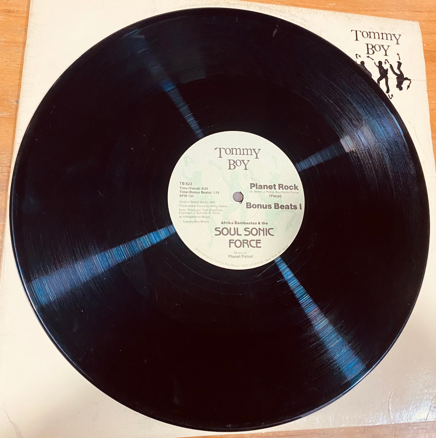 OG US - Afrika Bambaataa & the Soul Sonic Force* Music By Planet Patrol - Planet Rock (12", Gre)