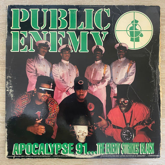 OG- Public Enemy - Apocalypse 91... The Enemy Strikes Black (2xLP, Album)