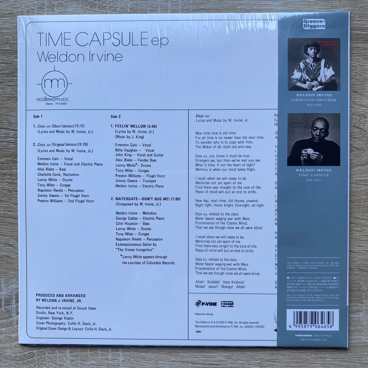Weldon Irvine - Time Capsule ep (10", EP, Ltd)