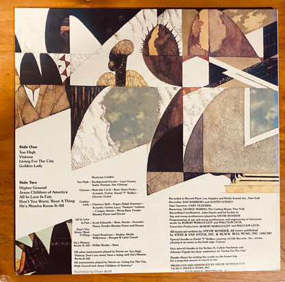 OG JAPON - Stevie Wonder- Innervisions =  (LP, Album, Gat) CL