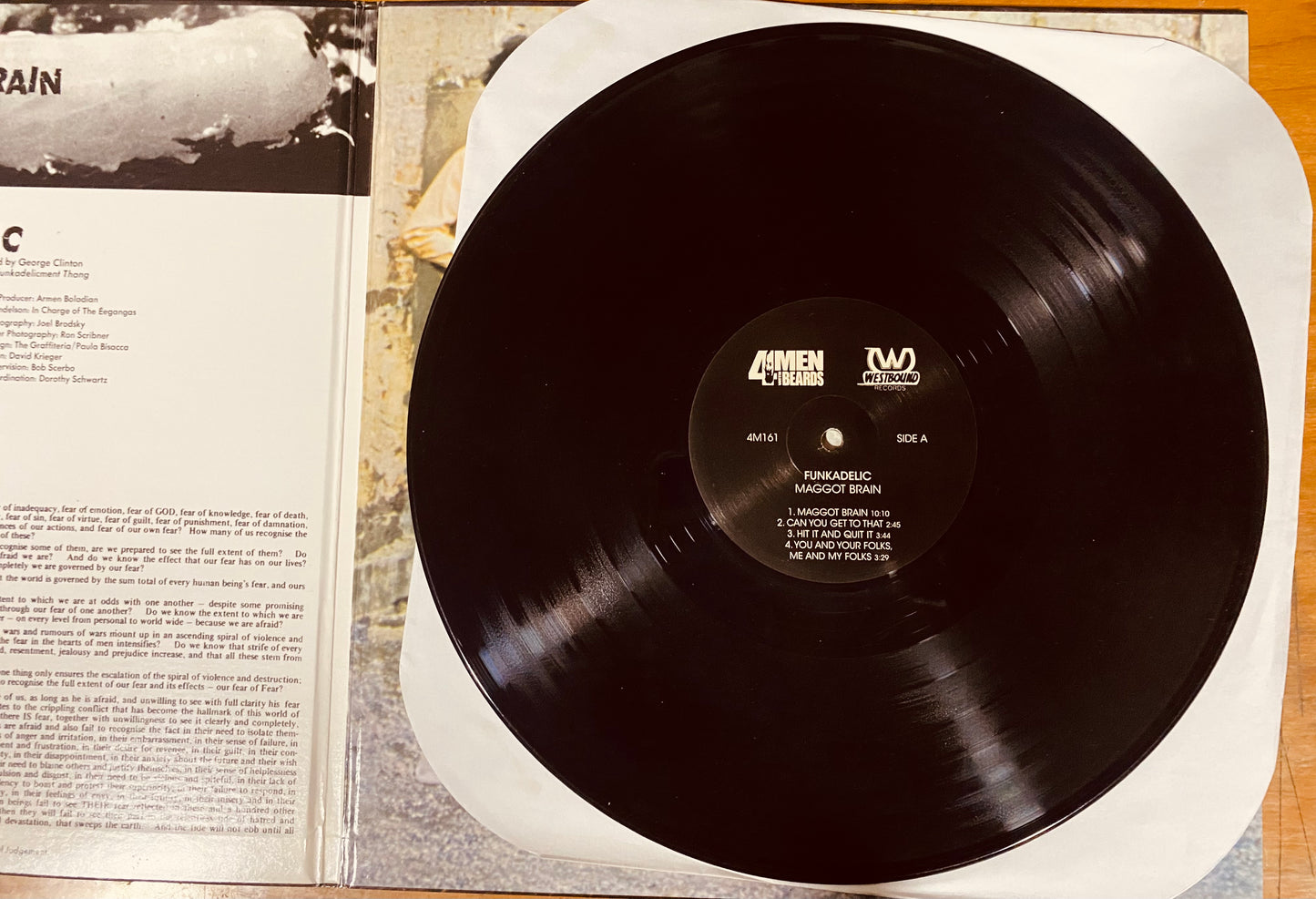 US PRESS - Funkadelic - Maggot Brain (LP, Album, RE, 180)CL