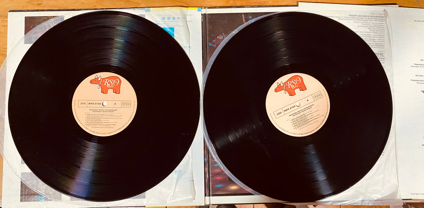 JAPON PRESS - Various - Saturday Night Fever (The Original Movie Sound Track) (2xLP, Album, Comp, Gat) CL