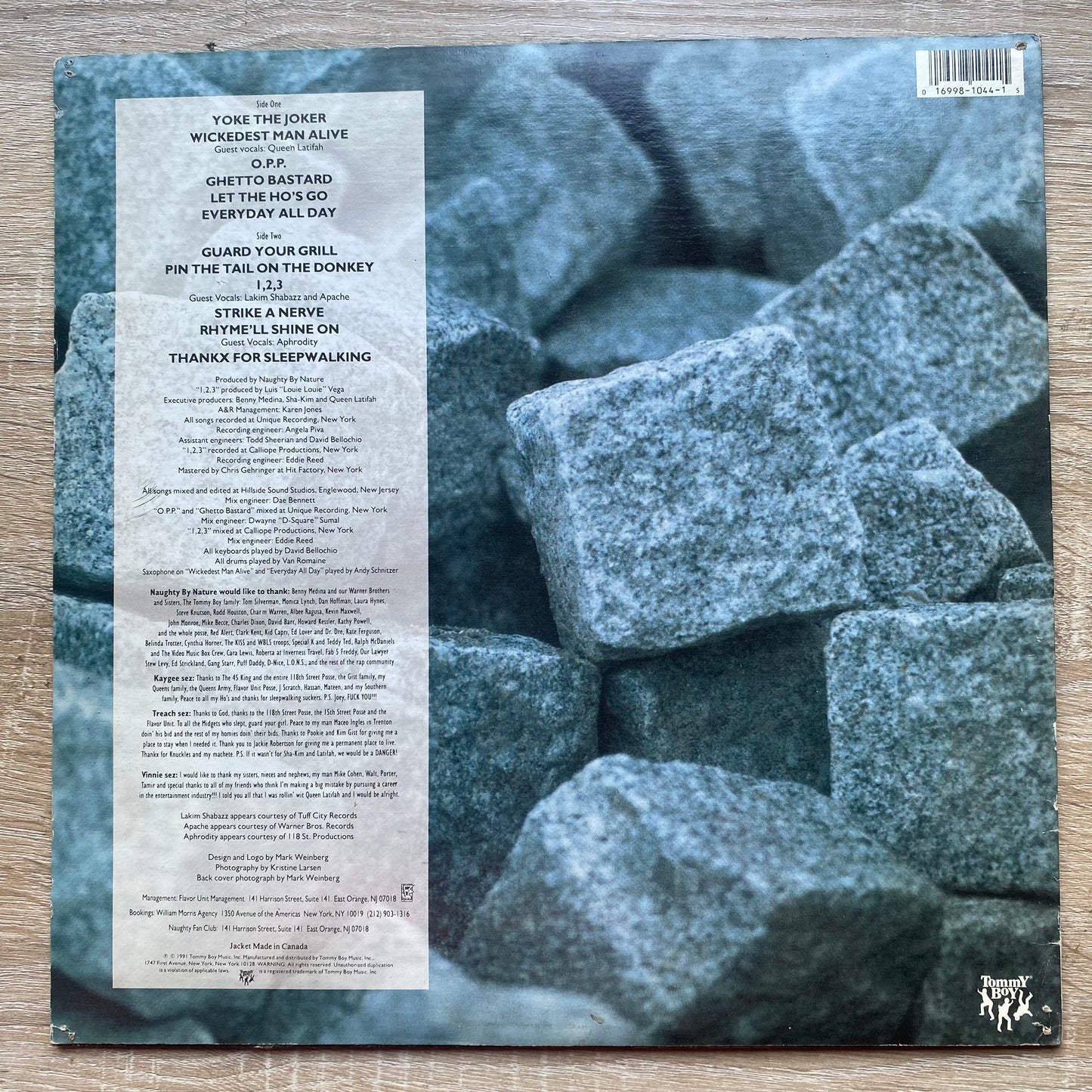 OG- Naughty By Nature - Naughty By Nature (LP, Album)