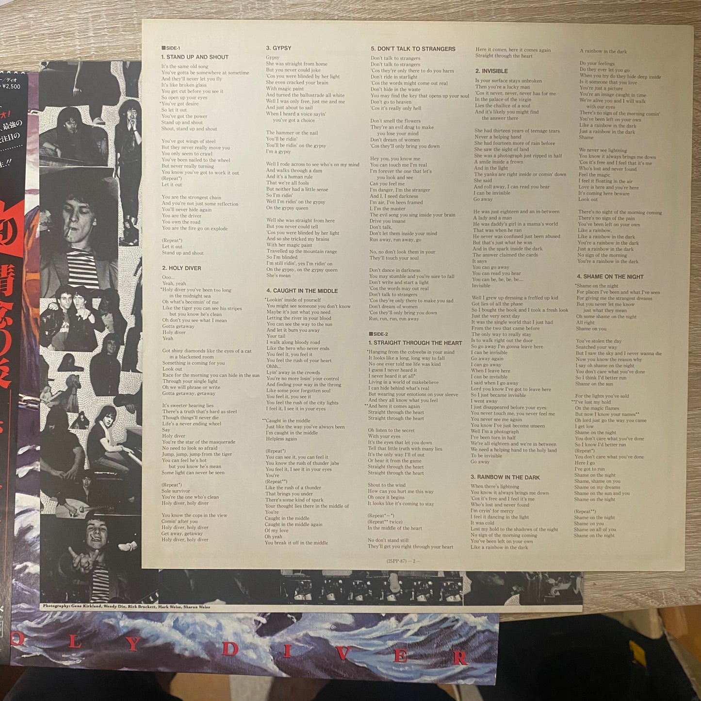 OG JP - Dio  - Holy Diver (LP, Album)