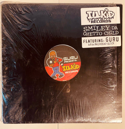 OG US - Smiley Da Ghetto Child* Featuring: Guru A.K.A. Baldhead Slick* - Discontent / Caged In (12")