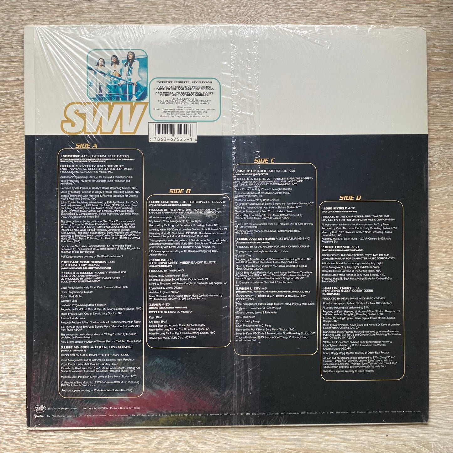 OG US - SWV - Release Some Tension (2xLP, Album)