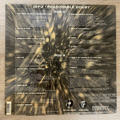 OG US - Jaÿ-Z* - Reasonable Doubt (2xLP, Album)