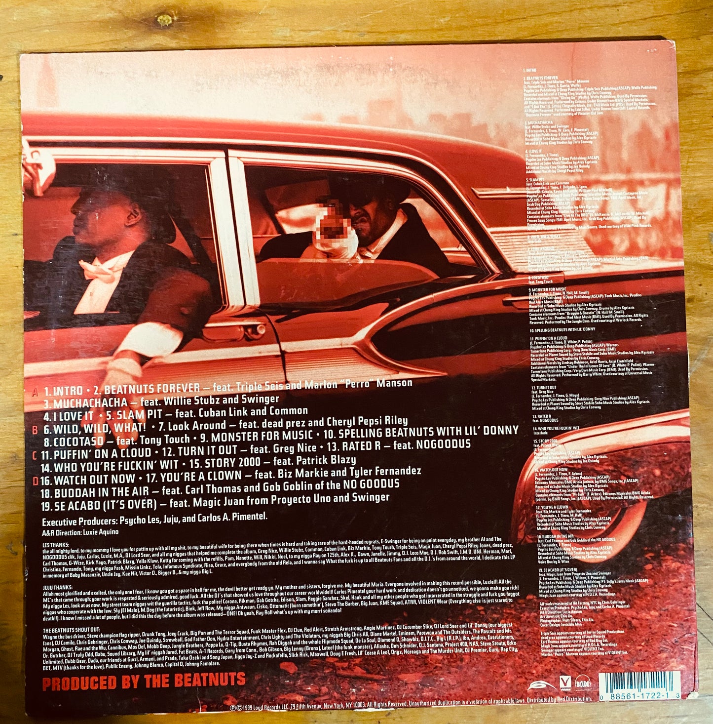 OG US - The Beatnuts - A Musical Massacre (2xLP, Album) CL