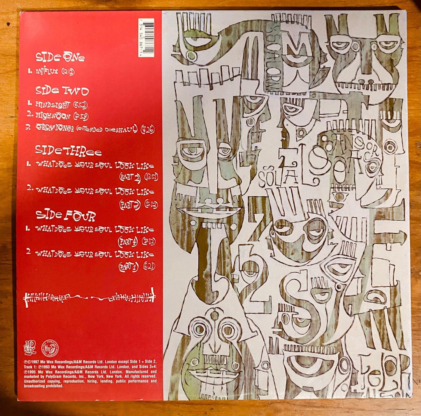 US PRESS - DJ Shadow - Preemptive Strike (2xLP, Comp, Ltd, RE) CL