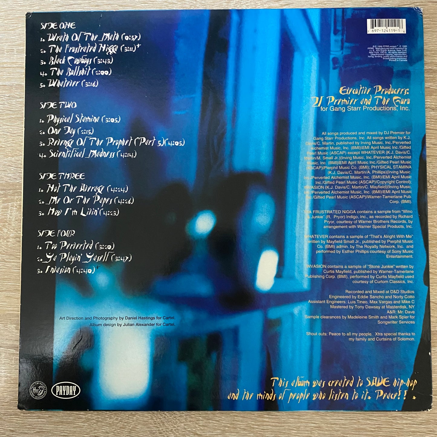 OG US  - Jeru The Damaja - Wrath Of The Math (2xLP, Album)