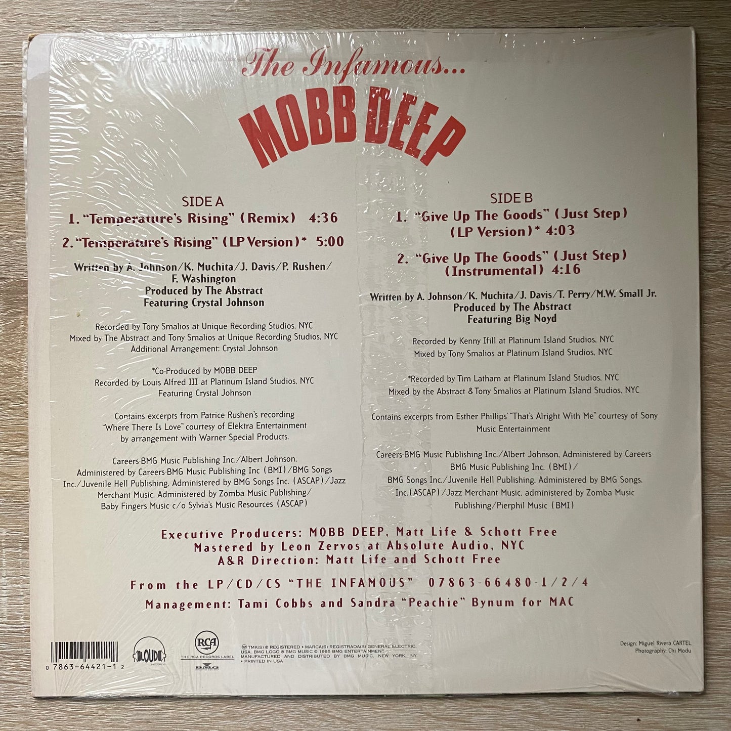 OG US - Mobb Deep - Temperature's Rising / Give Up The Goods (12")