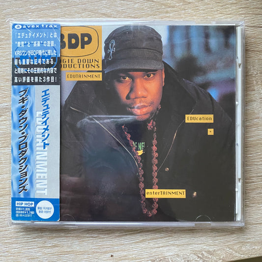 OG PROMO JP - Boogie Down Productions - Edutainment (CD, Album, Promo)