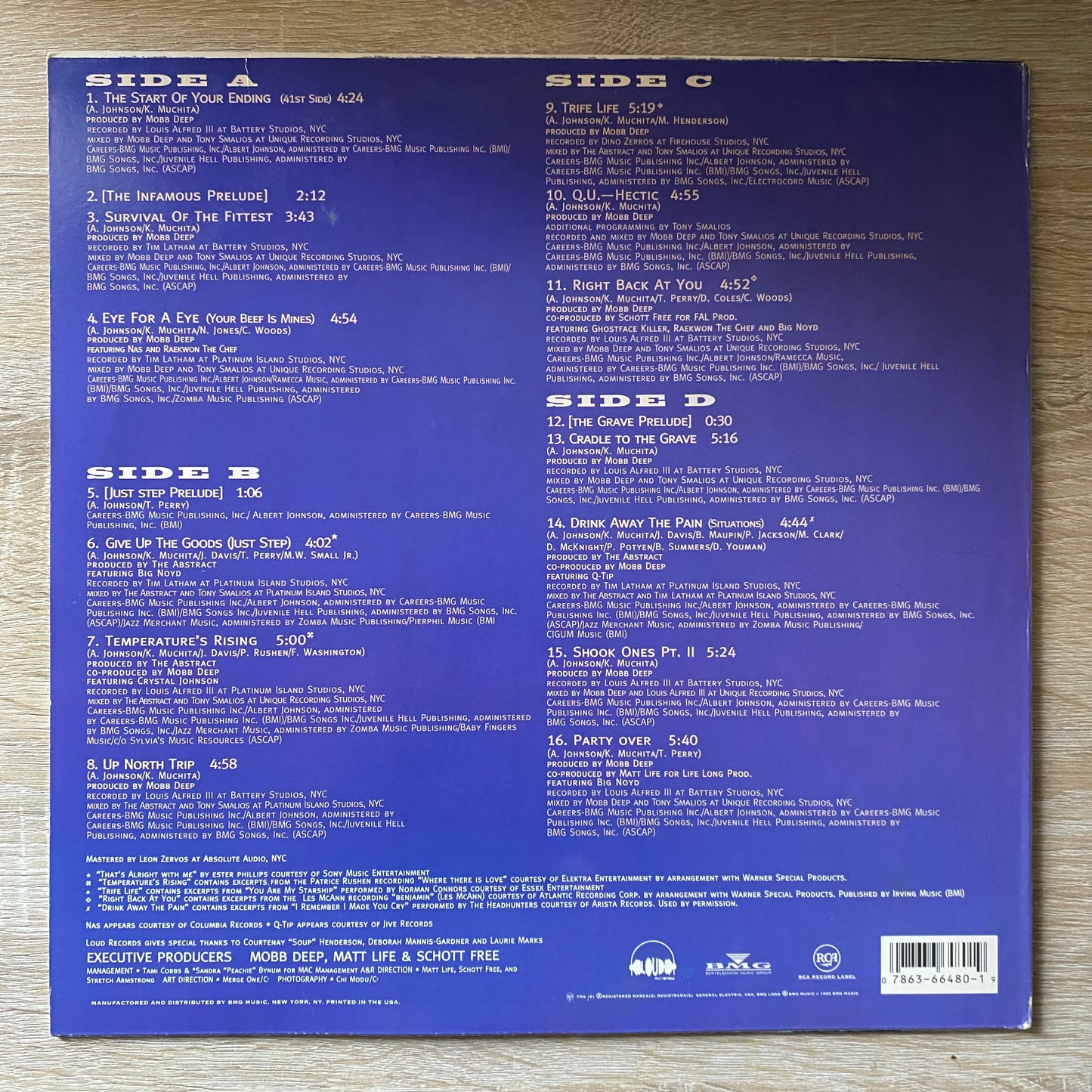 OG - Mobb Deep - The Infamous (2xLP, Album)