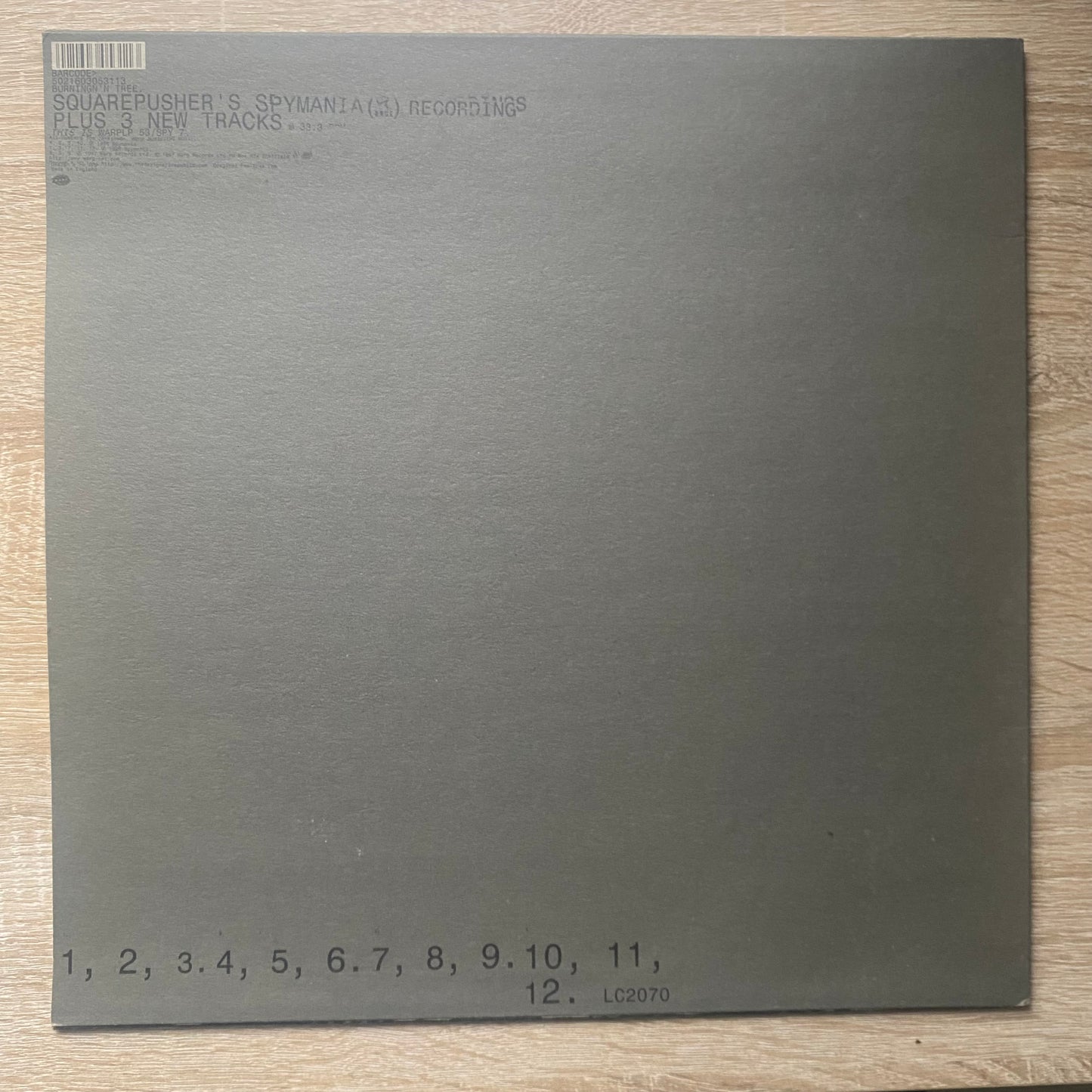 OG UK - Squarepusher - Burningn'n Tree (2xLP, Comp)