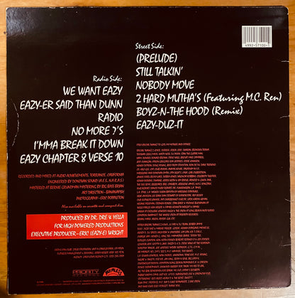 OG US - Eazy-E - Eazy-Duz-It (LP, Album) CL