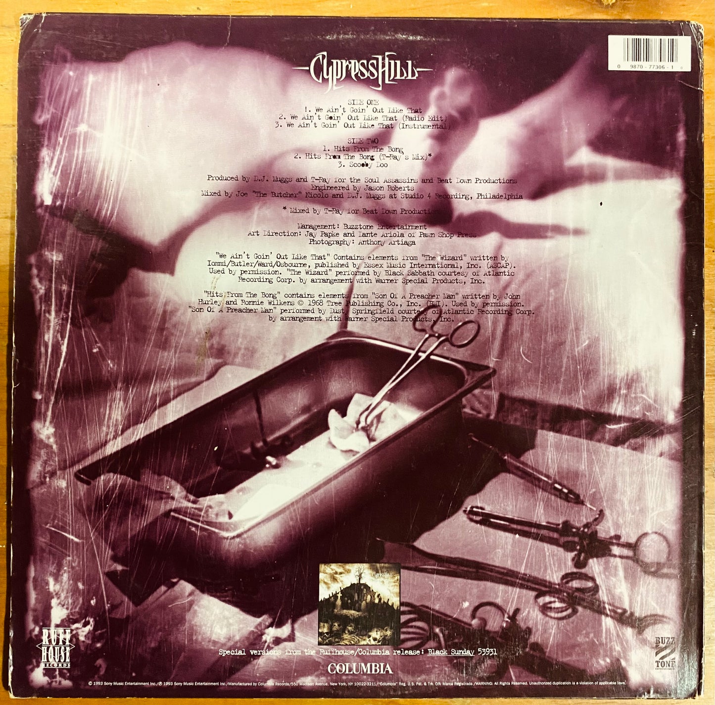 OG US - Cypress Hill - We Ain't Goin' Out Like That (12", Single)
