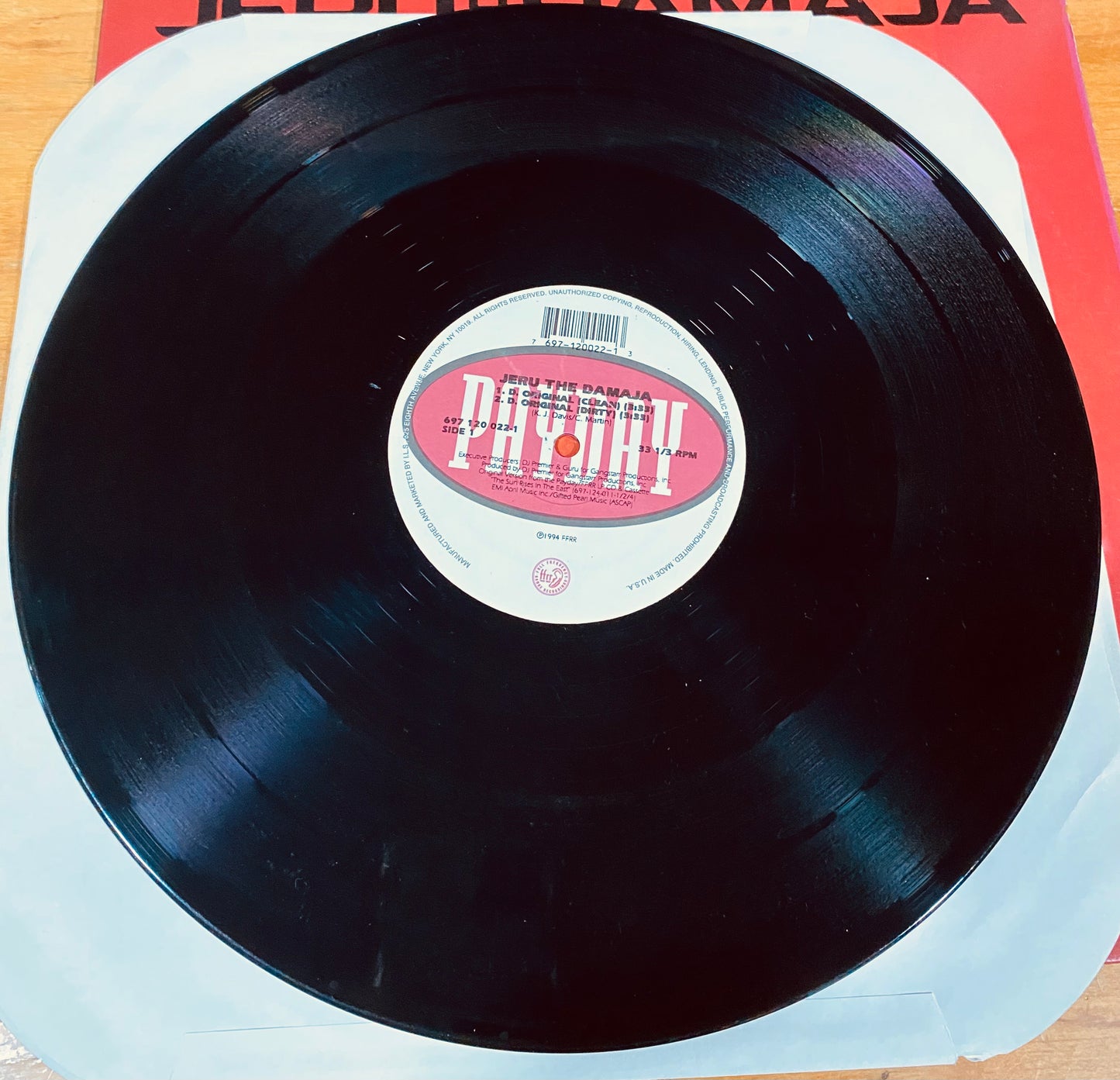 OG US  - Jeru The Damaja - D. Original (12", Single)