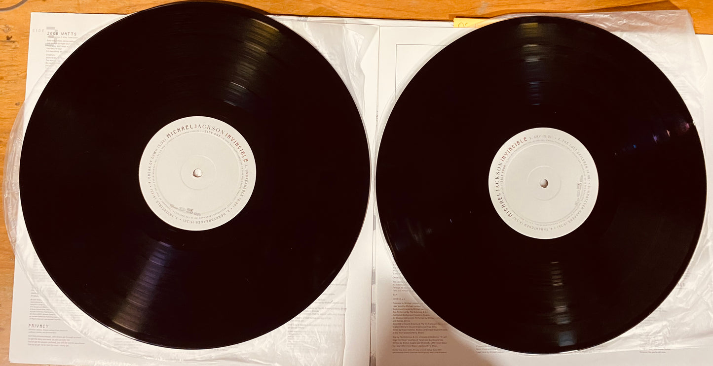 OG EU - Michael Jackson - Invincible (2xLP, Album) CL