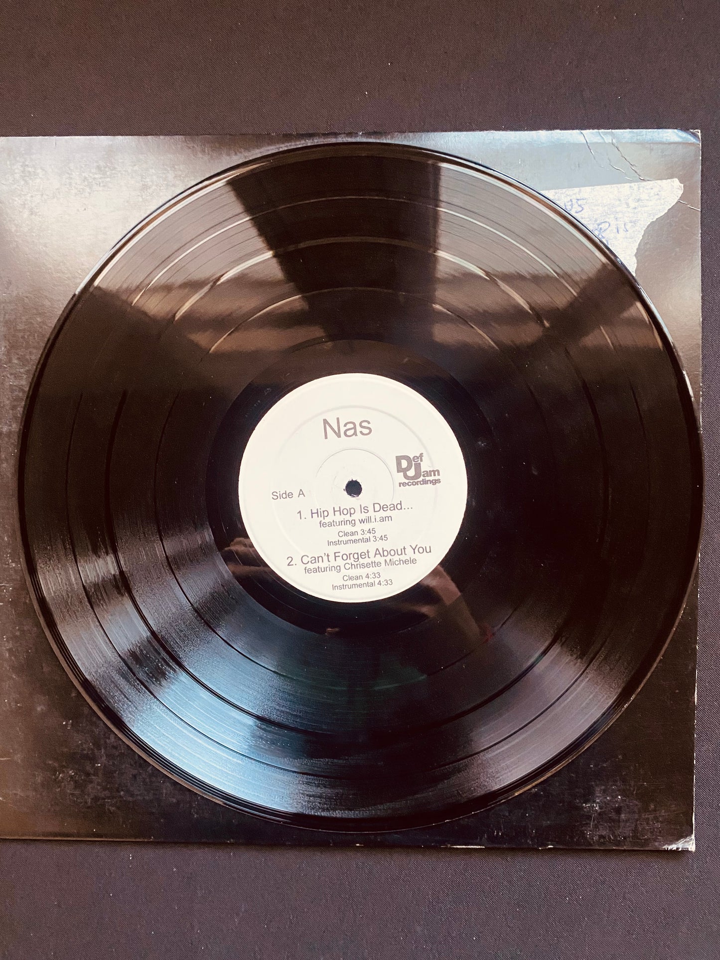 OG US PROMO - Nas - Hip Hop Is Dead (12", Single, Promo)
