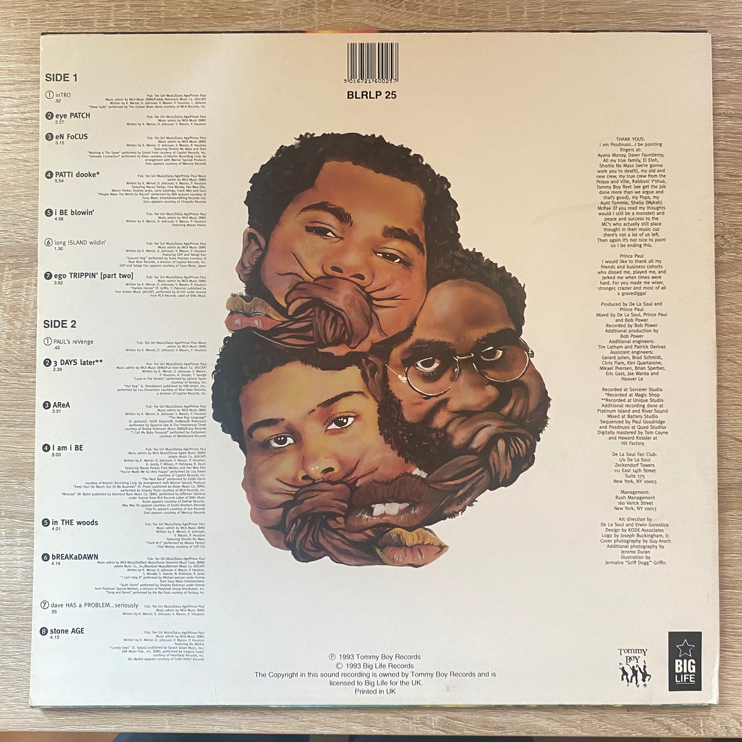OG UK - De La Soul - Buhlōōne Mind State (LP, Album)