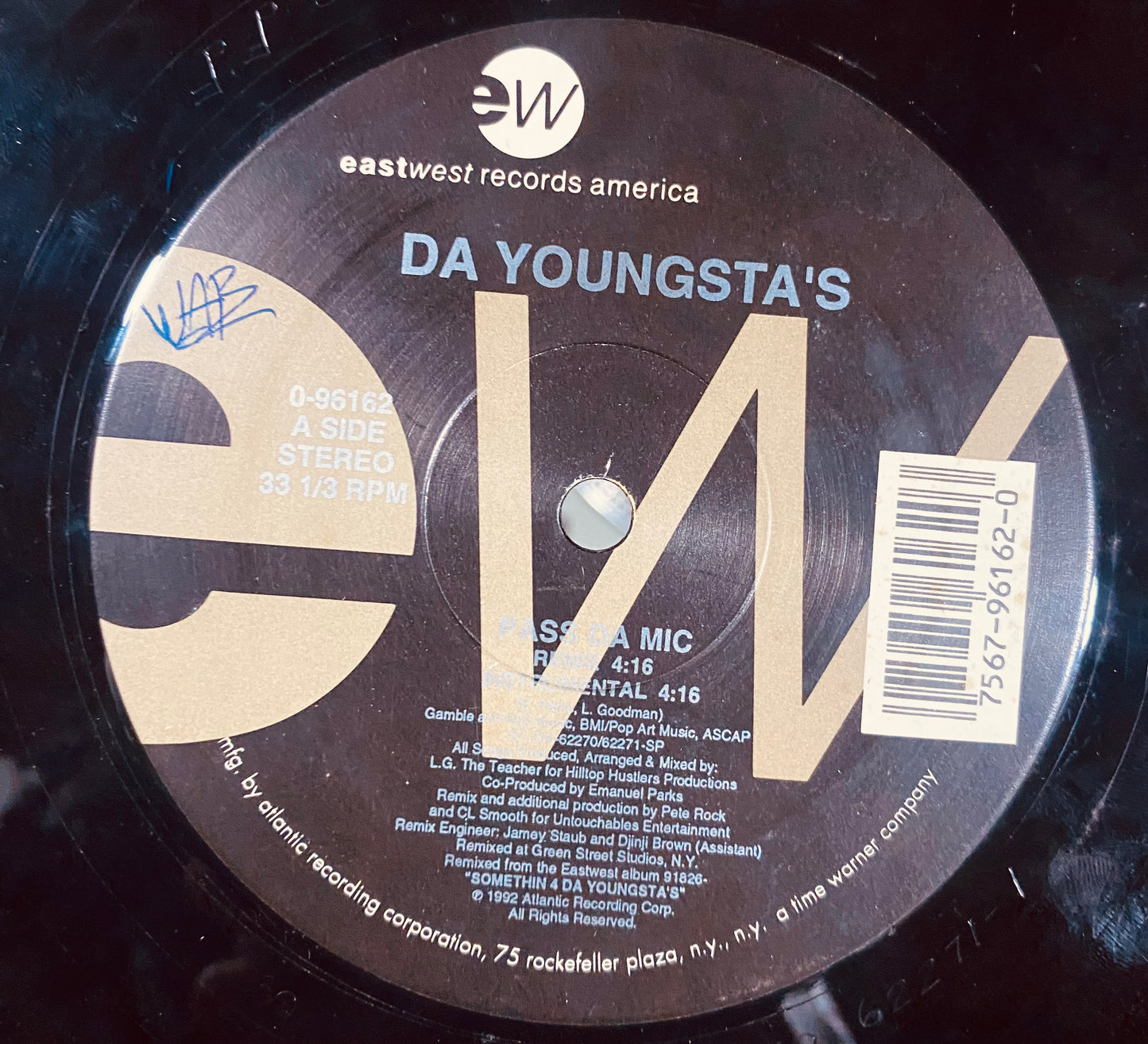 OG US - Da Youngsta's - Pass Da Mic / Neighborhood Bully (12")