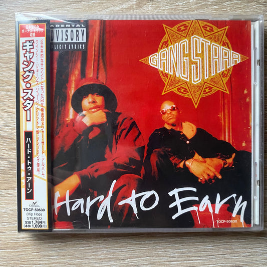 Japan Press 1998- Gang Starr - Hard To Earn (CD, Album, RE)