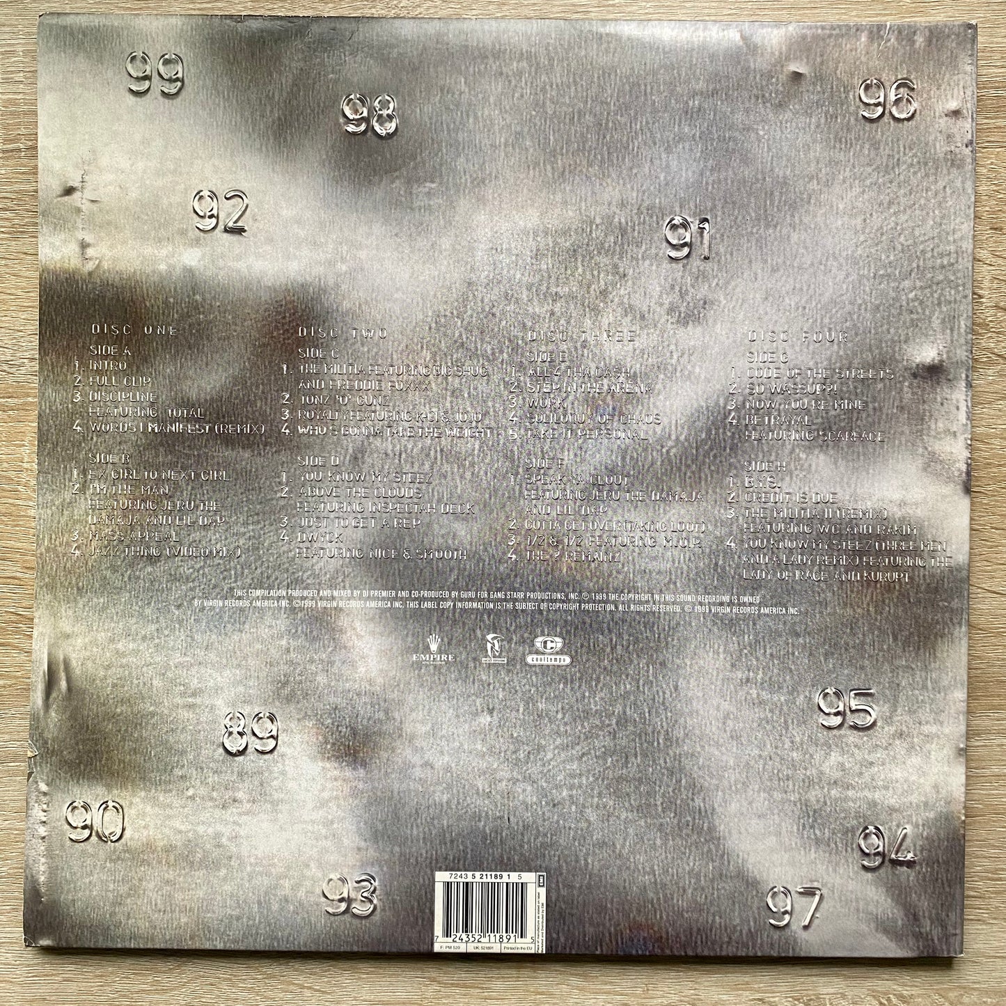 OG EU - Gang Starr - Full Clip: A Decade Of Gang Starr (4xLP, Comp)