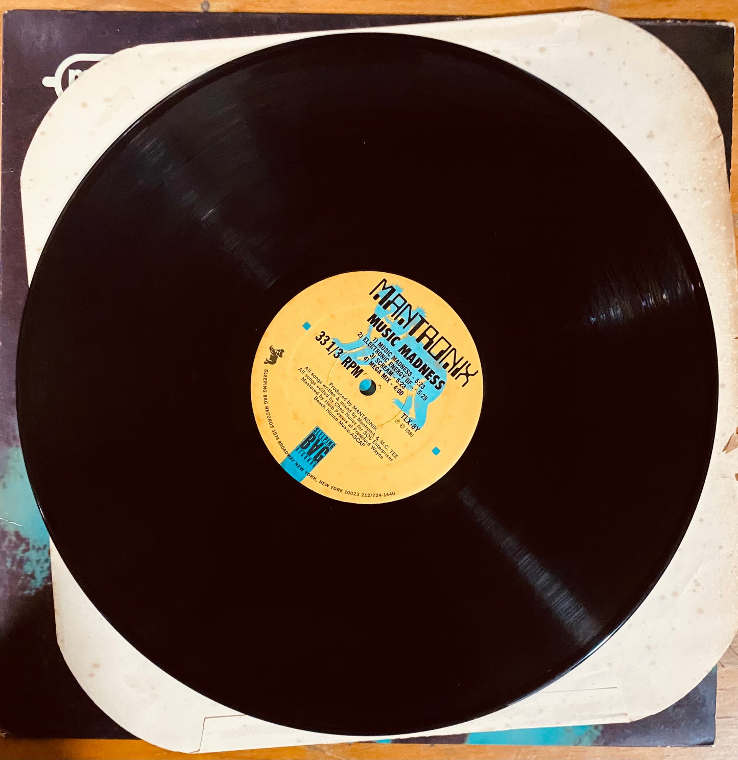 OG US - Mantronix - Music Madness (LP, Album) CL