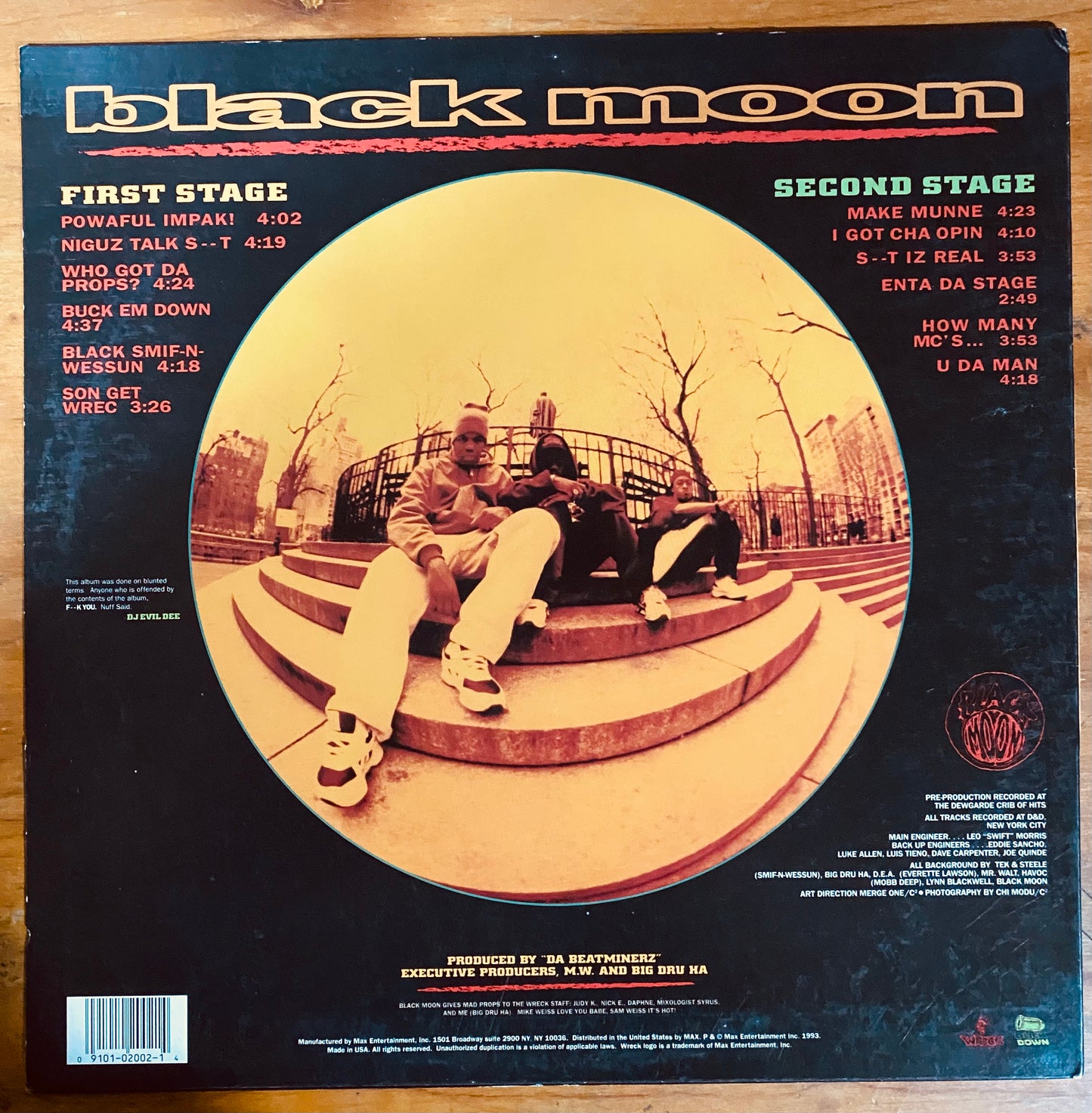 OG US - Black Moon - Enta Da Stage (LP, Album) CL