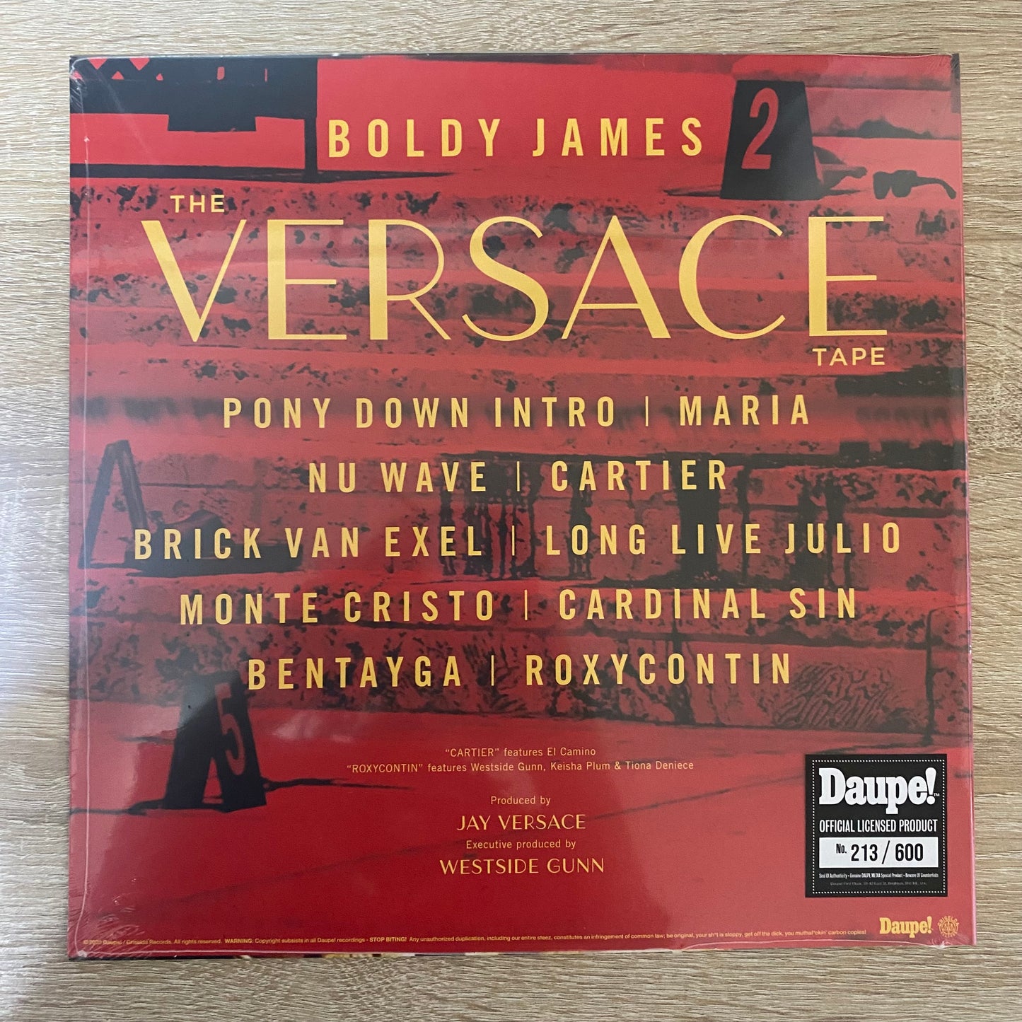 Boldy James - The Versace Tape (LP, Album, Ltd) Sealed.