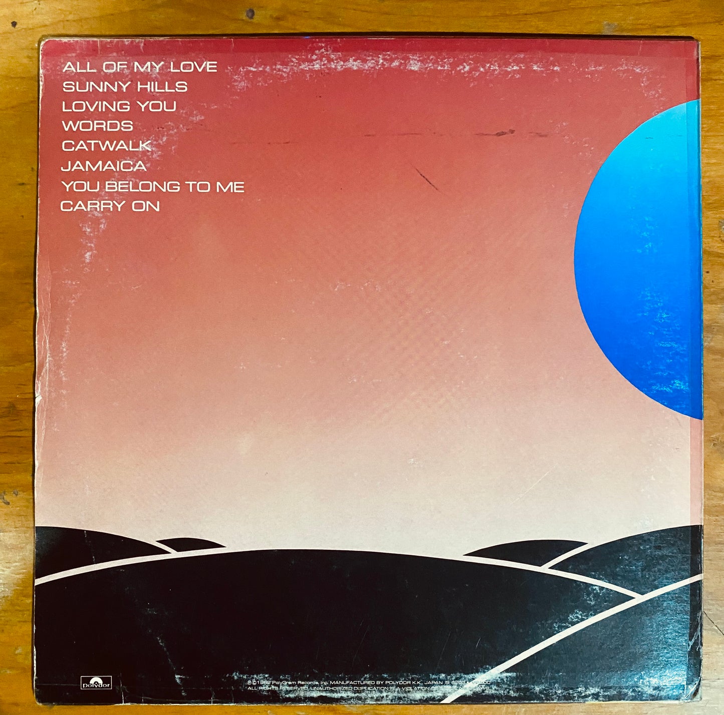 OG JAPON - Bobby Caldwell - Carry On (LP, Album) CL