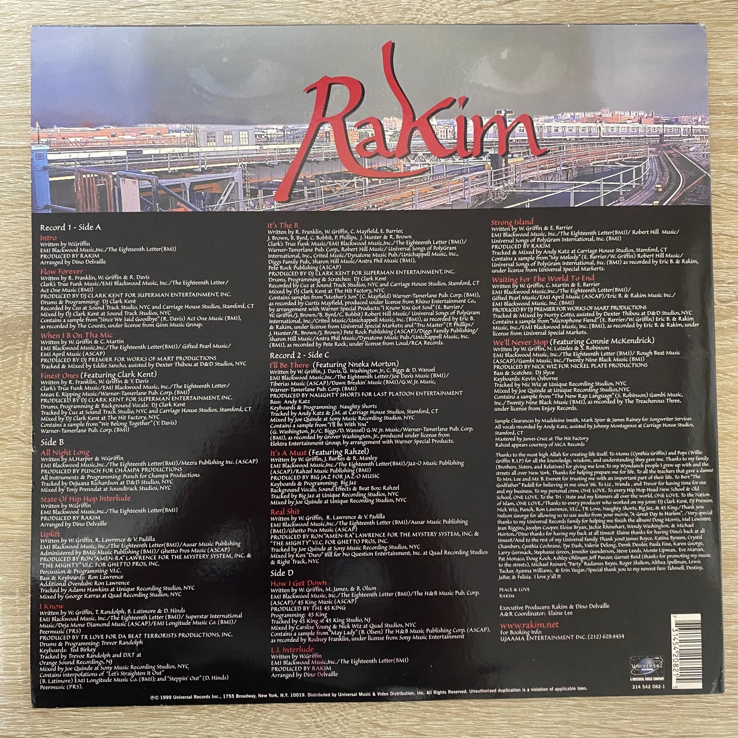 OG US - Rakim - The Master (2xLP, Album)