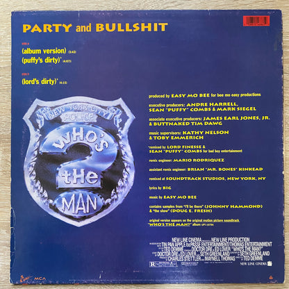 OG US - BIG* - Party And Bullshit (12", Single)
