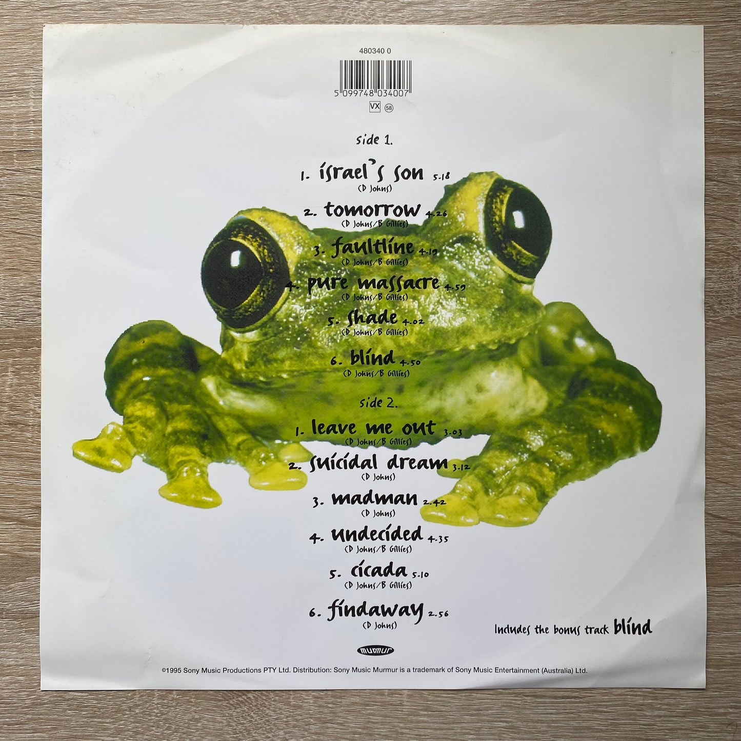 OG AUS - Silverchair - Frogstomp (LP, Album, Ltd, Gre)