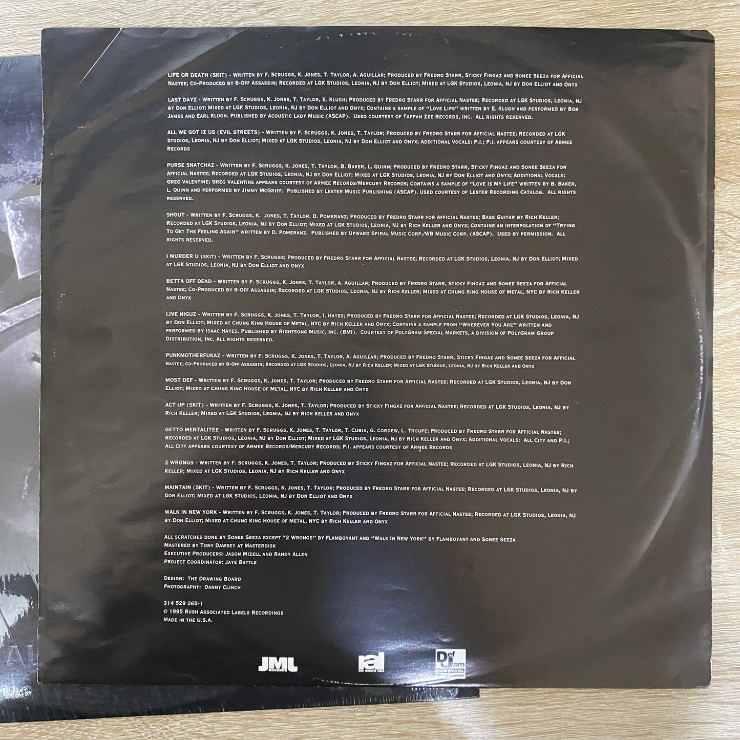 OG US - Onyx - All We Got Iz Us (LP, Album)