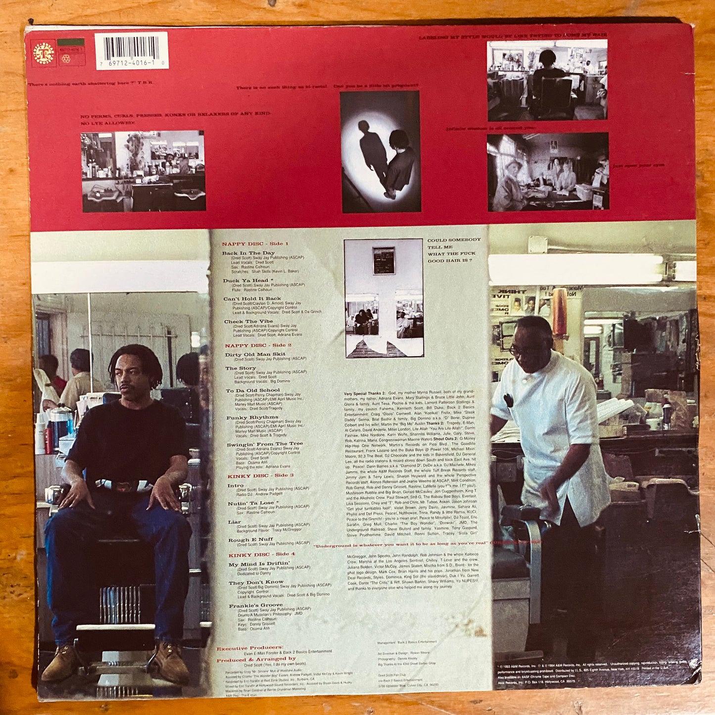 OG US - Dred Scott - Breakin' Combs (2xLP, Album) CL