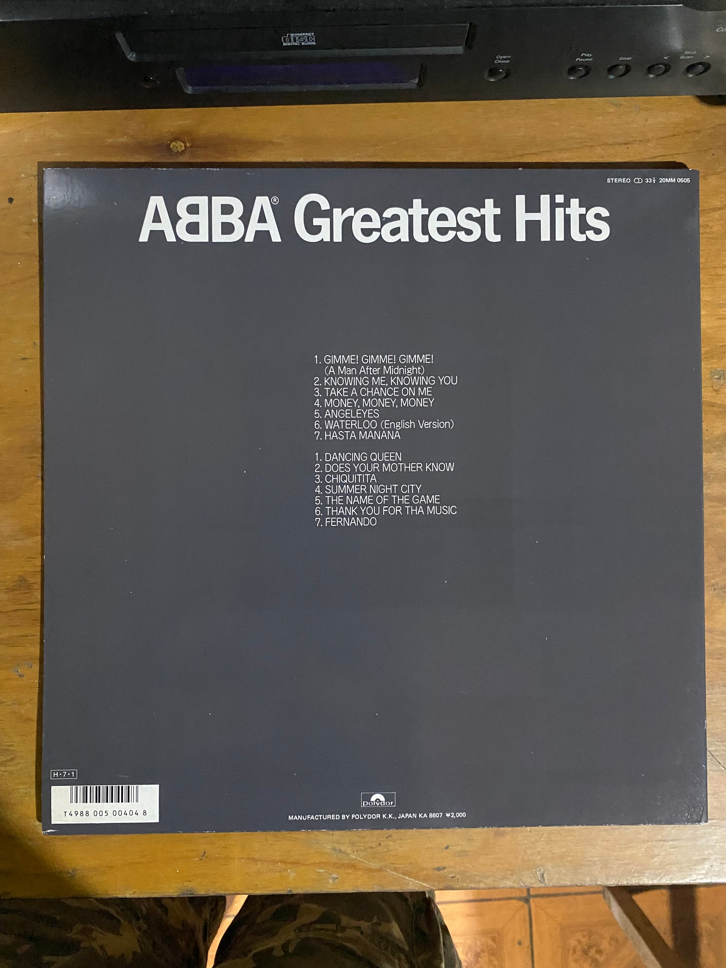 JAPON PRESS - ABBA - Greatest Hits (LP, Comp, RE, Gat)CL