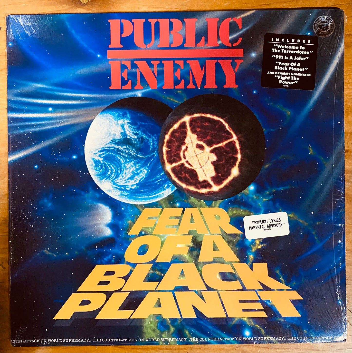 OG US - Public Enemy - Fear Of A Black Planet (LP, Album) CL