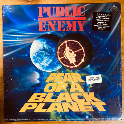 OG US - Public Enemy - Fear Of A Black Planet (LP, Album) CL