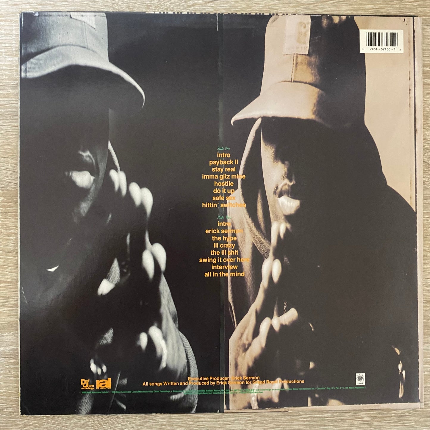 OG US - Erick Sermon - No Pressure (LP, Album)