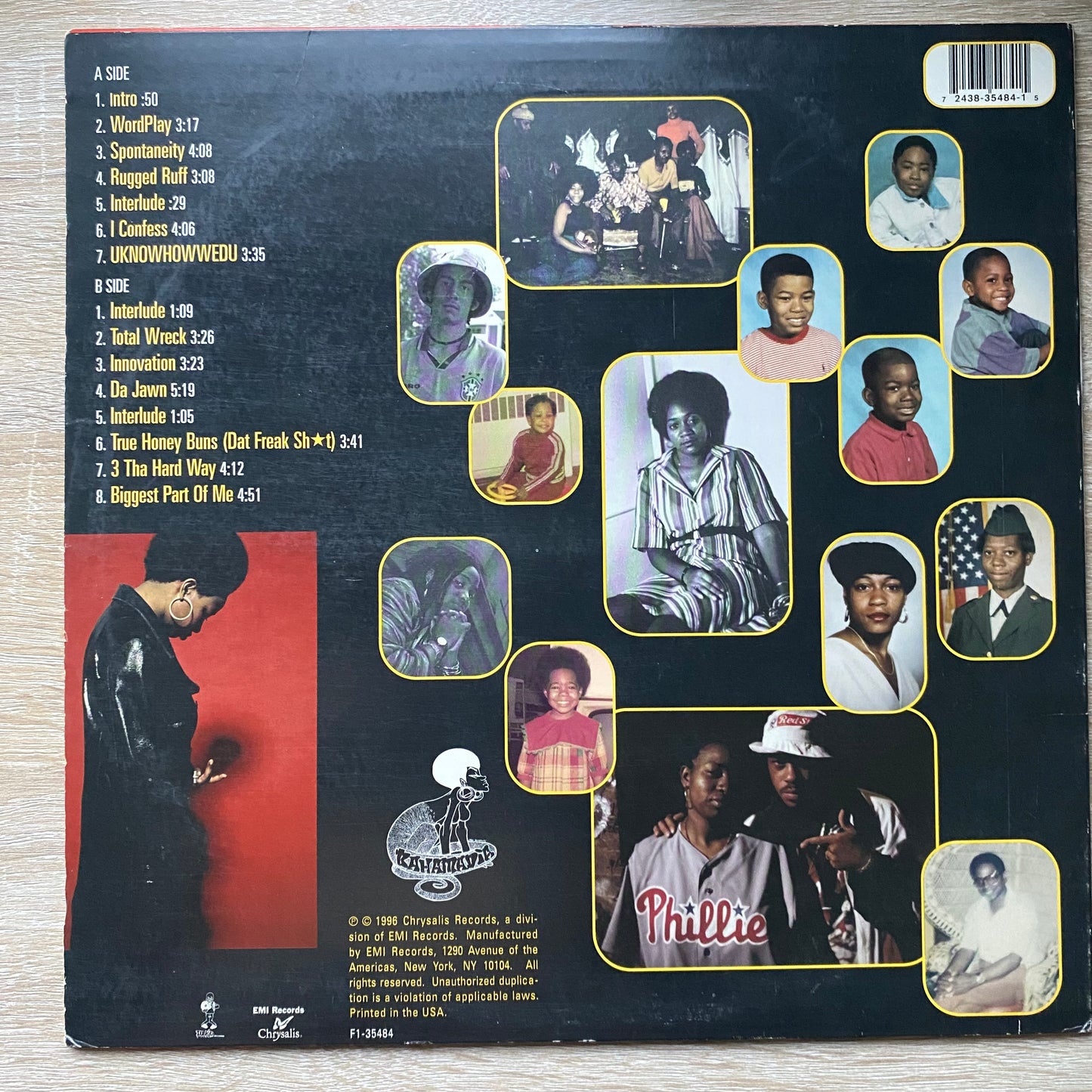 OG US - Bahamadia - Kollage (LP, Album)