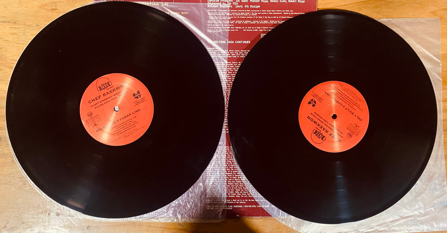 OG US - Chef Raekwon* Guest Starring: Ghost Face Killer* A/K/A Tony Starks - Only Built 4 Cuban Linx... (2xLP, Album) CL