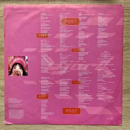 OG UK - Björk - Post (LP, Album, Pin)