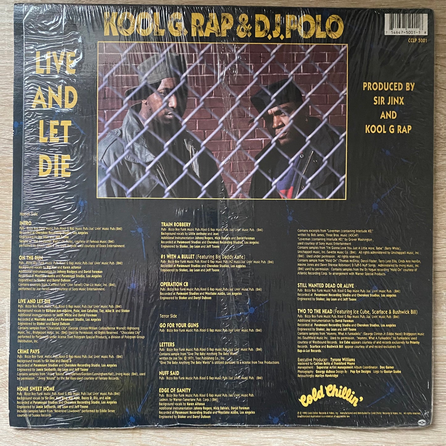 OG - Kool G. Rap & D.J. Polo* - Live And Let Die (LP, Album)