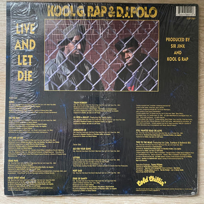 OG - Kool G. Rap & D.J. Polo* - Live And Let Die (LP, Album)