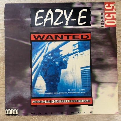 OG US - Eazy-E - 5150 Home 4 Tha Sick (12", EP)