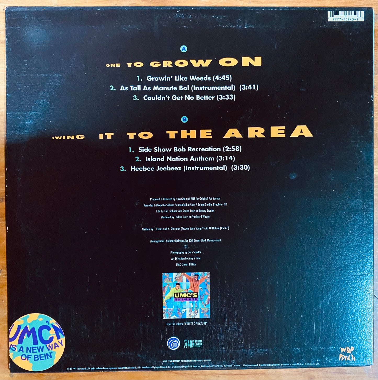 The U.M.C.'s!* - One To Grow On (12")