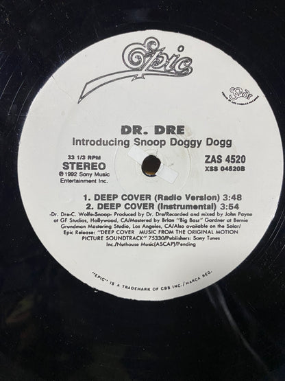 Dr. Dre - Deep Cover (12", Single, Unofficial Release)